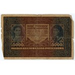1.000 orazz 5.000 marek polskich (1919, 1920) - zestaw 5 sztuk