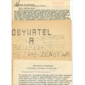 Una raccolta di lettere e altri documenti del periodo comunista