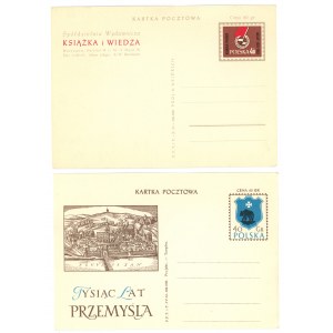 Lot de 2 cartes postales de 1961