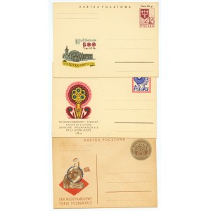 Set of 6 postcards from 1957