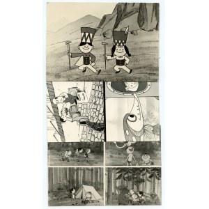Set di 5 cartoline con fotogrammi del film