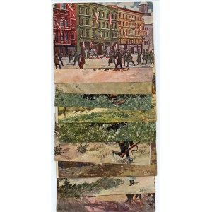 Set of 20 postcards