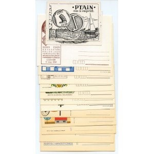 Set of 21 postcards