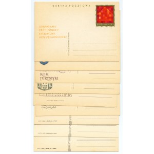 Set of 21 postcards