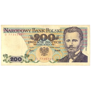 200 złotych 1976 - seria D