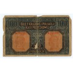 10, 50 a 100 polských marek 1916 - sada 5 kusů