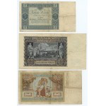 5, 10, 20 a 100 zlotých (1930-1940) - sada 9 kusů