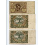 5, 10, 20 a 100 zlotých (1930-1940) - sada 9 kusů