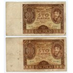 5, 10, 20 a 100 zlotých (1930-1940) - sada 9 kusů