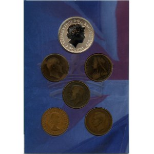 GREAT BRITAIN - set of 6 coins 1900-1999