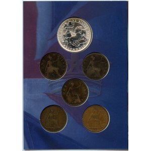 GREAT BRITAIN - set of 6 coins 1900-1999