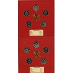 2 sets of John Paul II - 5 coins 2005