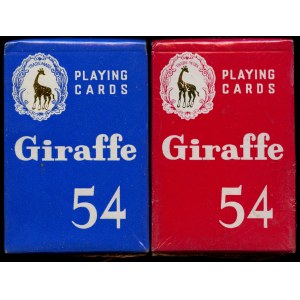 Karty do gry - Giraffe - 2 talie