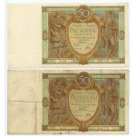 50 zloty 1929 - set of 11 banknotes