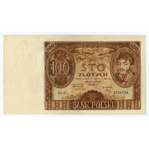 100 złotych 1932 - Ser. AC., dodatkowo znak +X+