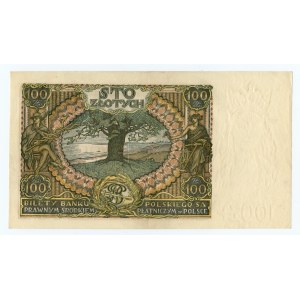 100 złotych 1932 - Ser. AC., dodatkowo znak +X+