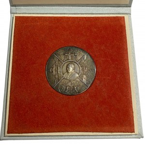 Jasná Hora 1982 medaile Jan Pavel II - Ag 925, 48,2 gramů