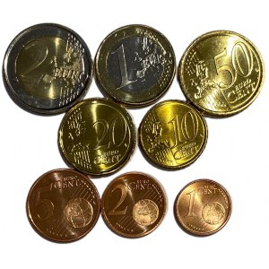 HISZPANIA - zestaw 8 monet 2014 euro