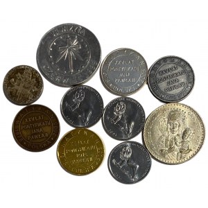Ensemble de 10 médailles avec Jean-Paul II (1978-2004)