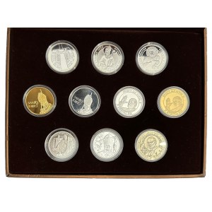 Treasury of the Mint of Poland - John Paul II - set of 10 numismatic coins