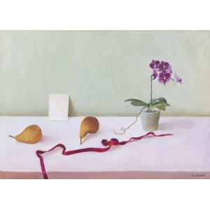Anna Cichoń-Podpora, Still life with orchid, 2006