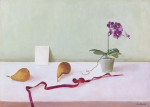 Anna Cichoń-Podpora, Martwa natura z orchideą, 2006