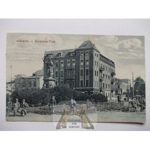 Gliwice, Gleiwitz, plac Germanii, ok. 1920