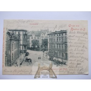 Bytom, Beuthen, plac Kościuszki, restauracja, 1900