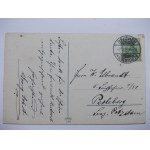 Bytom, Beuthen, ulica Dworcowa, 1909