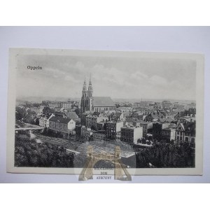 Opole, Oppeln, panorama, 1920