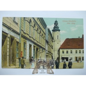 Strzelce Opolskie, Gross-Strehlitz, trh, asi 1914