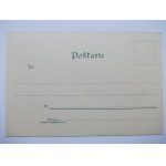 Nysa, Neisse, litografia, ok. 1900