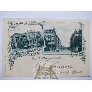 Nysa, Neisse, ulica Wolności, 1899