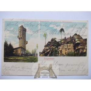 Głuchołazy, Ziegenhals, wieża widokowa, punkt widokowy, 1901