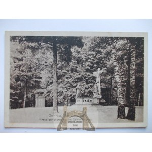 Mountain, Guhrau, monument, mini card, ca. 1920