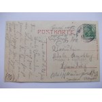 Jenków pri Jawore, zámok, kostol, obchod, cca 1914