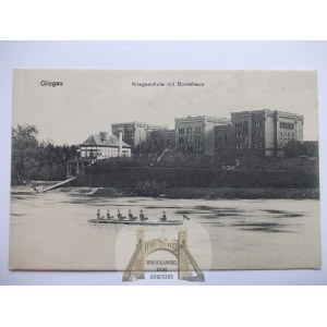 Głogów, Glogau, vojenská škola, cca 1916