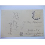 Karpacz, Krummhubel, promenada w szacie zimowej, ok. 1914
