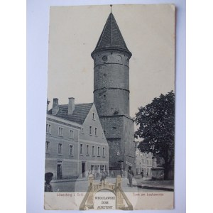 Lwówek Śląski, Lowenberg, baszta Lubańska, 1918