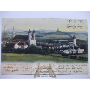 Lwówek Śląski, Lowenberg, panorama, 1905