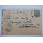 Dobiegniew, Woldenberg, ulica, Richtstrasse, 1900