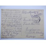 Owińska, 4 widoki, pałac, 1914