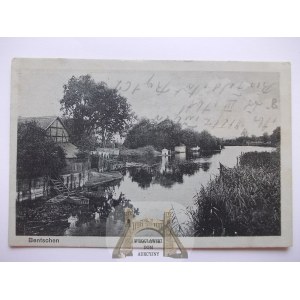 Zbąszyń, Bentschen, on the Obra River, ca. 1915