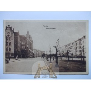 Szczecin, Stettin, Piast avenue, ca. 1920