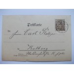 Kołobrzeg, Kolberg, Kaiserplatz zimą, nowy rok, 1910