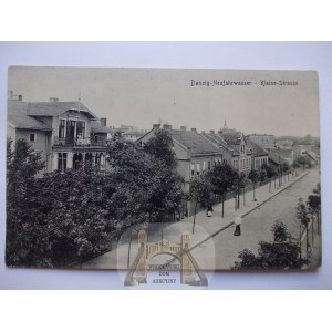 Gdańsk, Danzig, Nowy Port, Kleinestrasse, ok. 1915