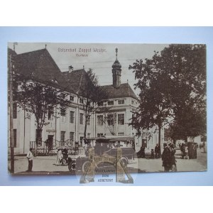 Sopot, Zoppot, Kurhaus, car, 1912