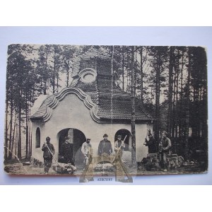 Wiele near Koscierzyna, construction of a calvary, ca. 1910