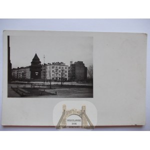 Warszawa, Plac Narutowicza, drewniana dzwonnica, ok. 1935