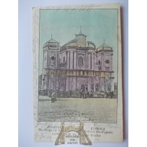 Łowicz, kościół, ok. 1915